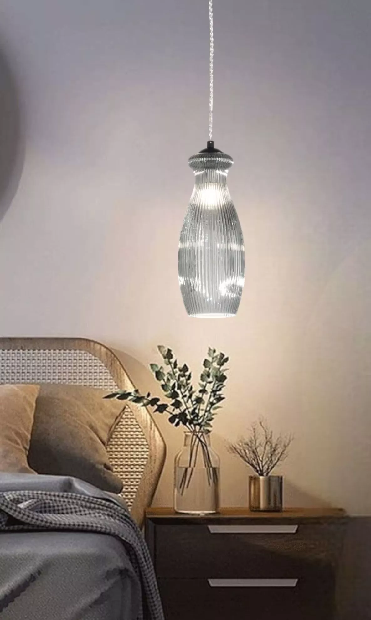 Lampadario Led a Sospensione illuminazione dal Design Moderno Regolabile  6440 Lm - - LAMPADARI DI DESIGN E PLAFONIERE LED A SOFFITTO