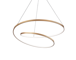 Ideal lux oz sp d80 ottone lampadario per soggiorno led 59w 3000k