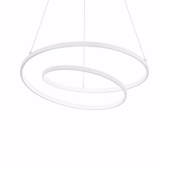 Oz sp d80 on-off bianco ideal lux lampadario per soggiorno moderno led 59w 3000k