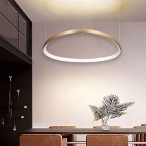 Gemini sp d105 ottone lampadario led 80w 3000k design moderno ideal lux