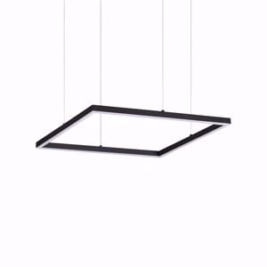 Oracle slim sp d050 square ideal lux lampadario nero led 33w 3000k