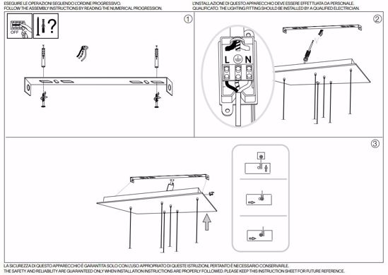 Frame sp quadrato ideal lux lampadario nero per soggiorno led 80w 3000k