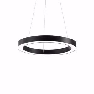 Oracle sp d50 ideal lux lampadario particolare rotondo nero led 3000k 28w