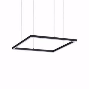 Oracle slim sp d090 square lampadario particolare ideal lux led 51w 3000k nero quadrato