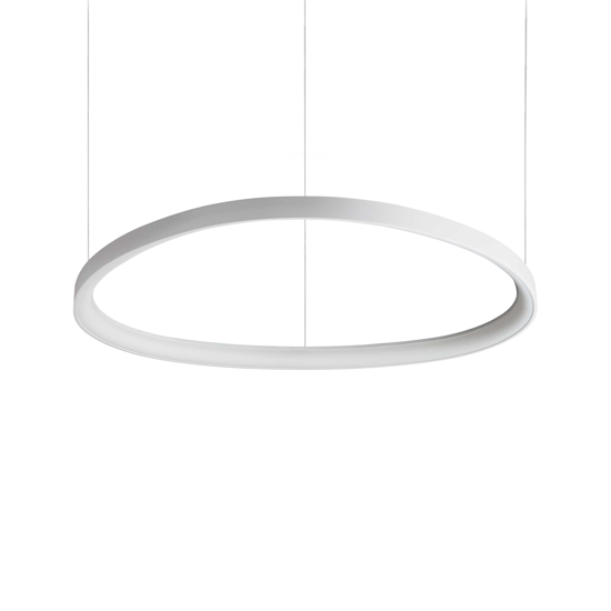 Ideal lux gemini sp d081 bianco lampadario moderno design led 60w 3000k