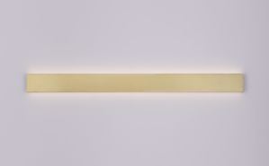 Applique rettangolare colore oro ip44 led 36w 3000k lunga 90cm