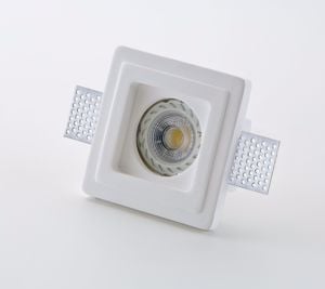 Isyluce faretto in gesso quadrato per controsoffitto