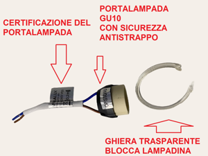 Isyluce faretto in gesso rotondo per cartongesso