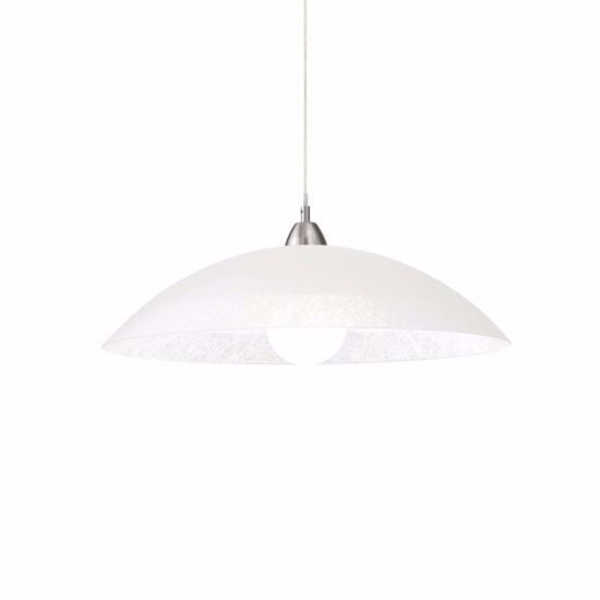 Ideal lux lana sp1 lampadario per cucina 50cm piatto vetro satinato