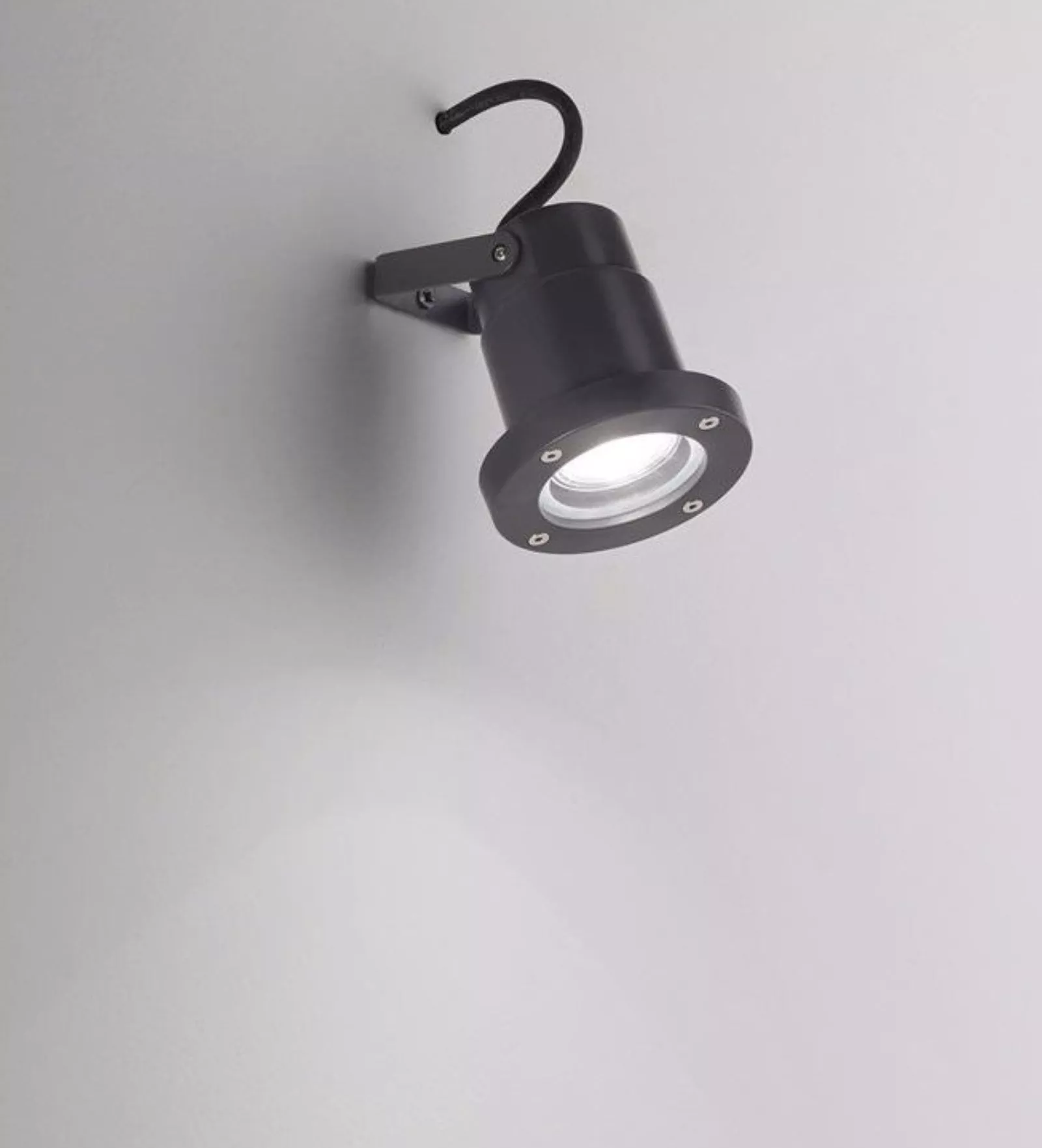 Isyluce faretto da esterno parete soffitto pavimento orientabile antracite  ip65 - 313