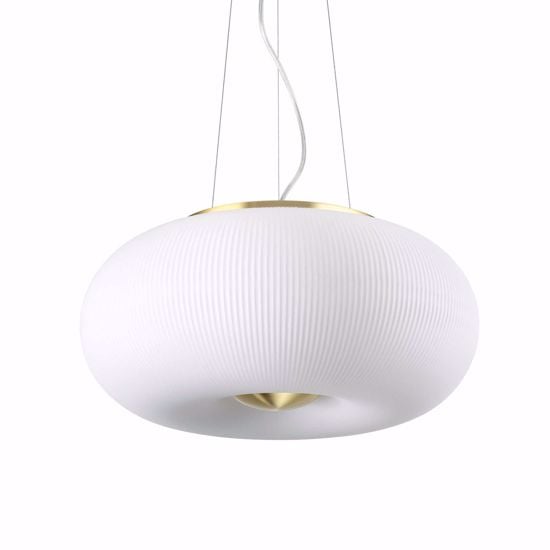 Arizona sp3 ideal lux lampadario stanza da letto sfera vetro decorato