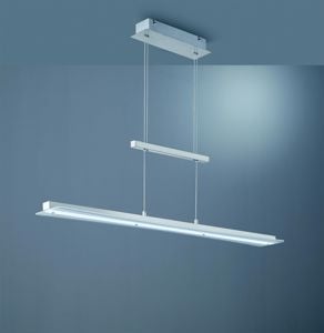 Lampadario a led cucina in vetro per tavolo 18w moderno