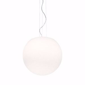 Mapa riga ideal lux lampadario per salotto sfera vetro 50cm righe