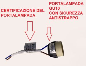 Isyluce faretto nero rotondo da incasso cartongesso