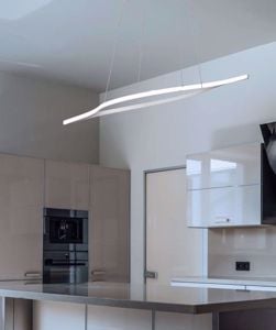 Lampadario cucina vivida arrow con telecomando led dimmerabile da 3000k a 6000k