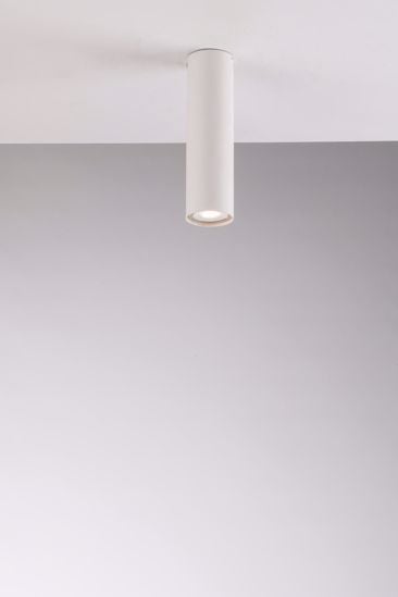 Faretto bianco cilindro da soffitto fp