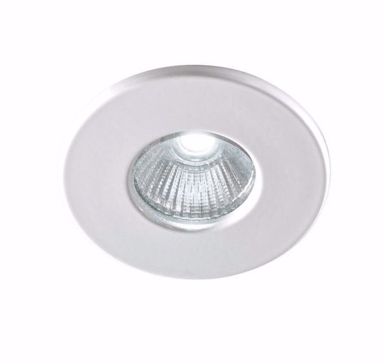 Faretto led da incasso per bagno doccia 5w 4000k 220v bianco rotondo ip65 a soffitto