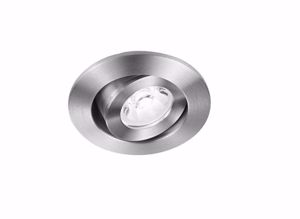 Faretto da incasso led a soffitto led 3w 3000k orientabile rotondo grigio 220v