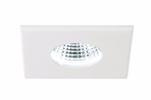 Faretto quadrato da incasso  per soffitto bagno 5w 4000k 220v bianco