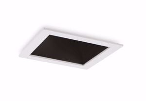 Ideal lux game trim square faretto a  da incasso 3000k 11w quadrato bianco nero