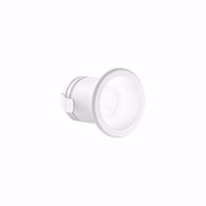 Ideal lux virus faretto  incasso tondo per controsoffitto 3w 3000k 220v bianco