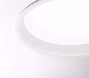 Ideal lux deep fi faretto da incasso led rotonto per controsoffitto 30w 3000k 220v