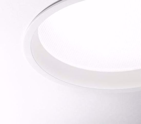 Deep fi ideal lux faretto incasso per controsoffitto tondo bianco 10w 3000k 220v