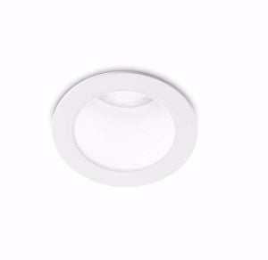 Quark ideal lux faretto da incasso  a soffitto 8w 3000k 220v bianco rotondo