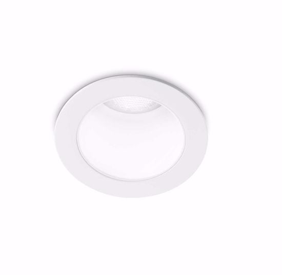 Quark ideal lux faretto da incasso led a soffitto 8w 3000k 220v bianco rotondo