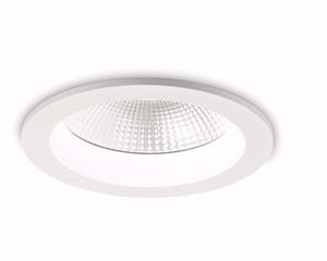 Ideal lux basic faretto led incasso soffitto cartongesso rotondo bianco 30w 3000k 220v