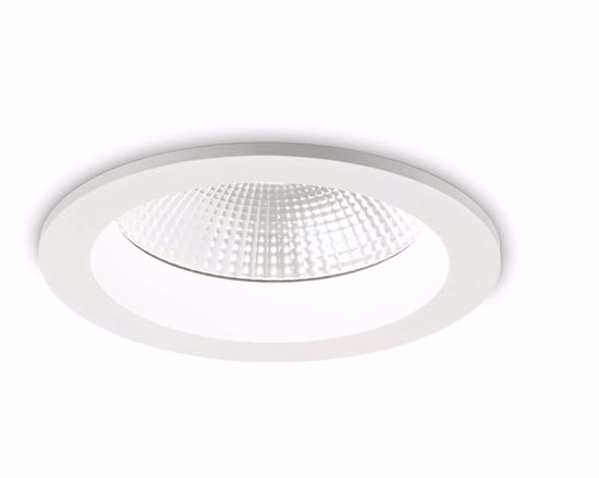 Ideal lux basic faretto  incasso soffitto cartongesso rotondo bianco 30w 3000k 220v