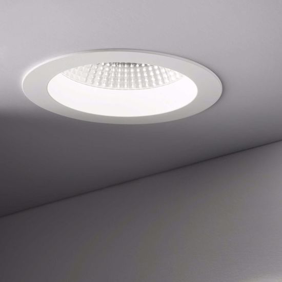 Ideal lux basic faretto  incasso soffitto cartongesso rotondo bianco 30w 3000k 220v