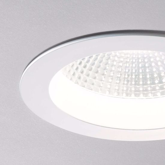 Ideal lux basic faretto  incasso soffitto cartongesso rotondo bianco 30w 3000k 220v