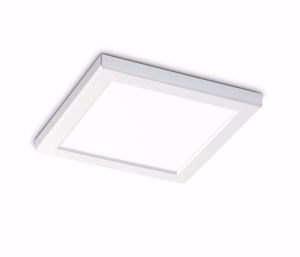 Aura pl square ideal lux faretto da incasso  da soffitto 20w 3000k 220v