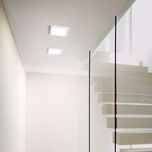 Aura pl square ideal lux faretto da incasso  da soffitto 20w 3000k 220v