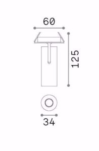 Play fi ideal lux faretto nero incasso led per controsoffitto cartongesso 7w 3000k 220v