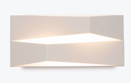 Applique bianco design moderna led 14w 3000k per interni