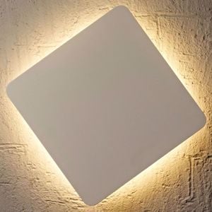 Applique quadrato bianco led 12w 3000k design moderna