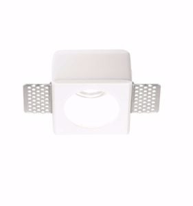 Ideal lux samba fi round d55 faretto in gesso da incasso a soffitto gu10 220v bianco