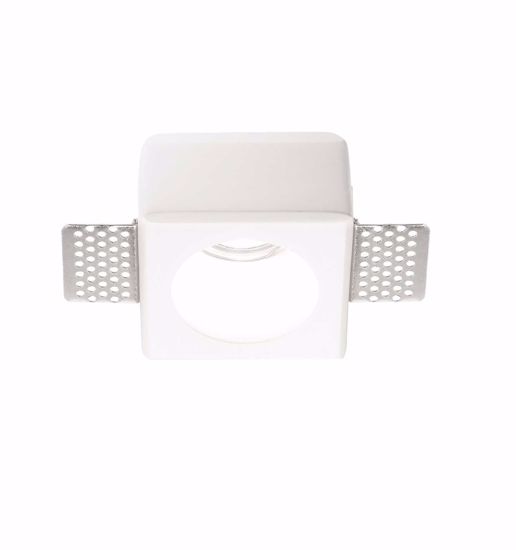 Ideal lux samba fi round d55 faretto in gesso da incasso a soffitto gu10 220v bianco