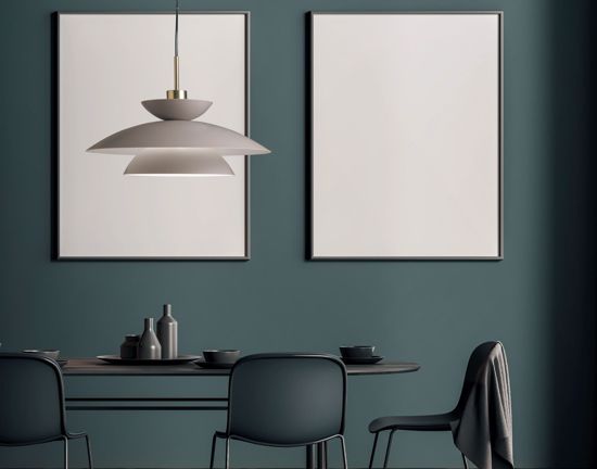 Sforzin miloox kloe lampadario tortora per tavolo cucina moderna