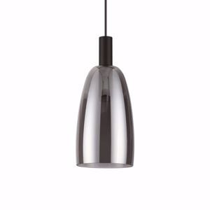 Coco-2 sp ideal lux lampada a sospensione per isola cucina vetro fume&apos; led 3000k