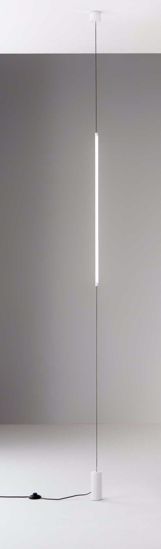 Filo pt ideal lux piantana led 3000k design minimalista bianca
