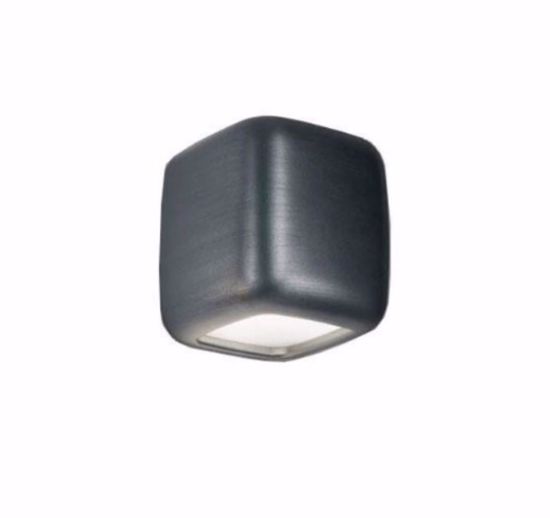 Applique moderna gea luce babol cubo nero