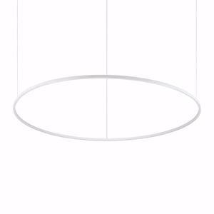 Oracle slim sp d150 round dali lampadario anello bianco ideal lux 78w 3000k dimmerabile