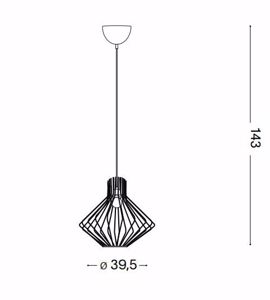 Ampolla-4 sp1 ideal lux  bianco lampadario pendente per isola cucina