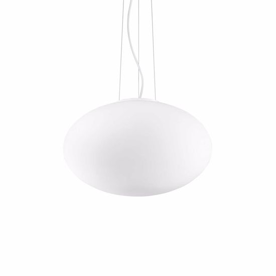 Candy sp1 d40 ideal lux lampadario per cucina sfera di vetro bianco