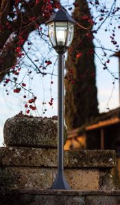 Lampione classico da giardino per esterno antracite