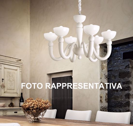 Bon bon sp6 ideal lux lampadario classico nero opaco