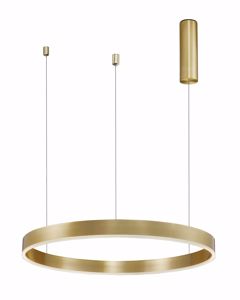 Lampadario da soggiorno oro moderno led 40w 3000k dimmerabile